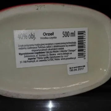 Wódka niegodna godła?