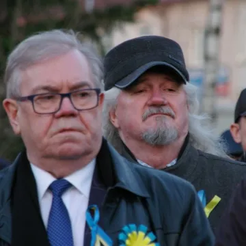 Radomsko: Wiec solidarności z Ukrainą