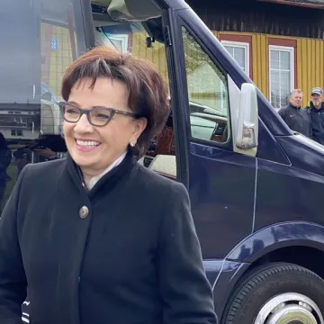 Marszałek Sejmu - Elżbieta Witek z wizytą w Strzałkowie