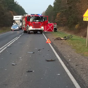 Borki: śmiertelne potrącenie rowerzystki