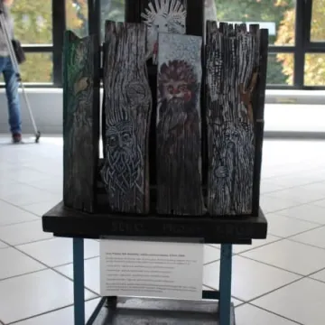 Spotkanie z Jerzym Przybyłem na finisażu wystawy „Rok Słowiański”