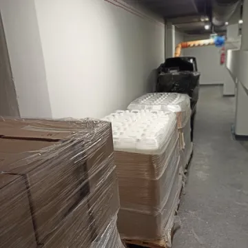 Wypełniony darami tir z Francji dotarł do Radomska