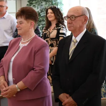 Złoci małżonkowie uhonorowani medalami