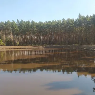 Zbiornik w Suchej Wsi zmienia oblicze