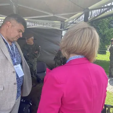 Symulacja wypadku i zarządzanie kryzysowe. Trening 9. Łódzkiej Brygady OT w Radomsku