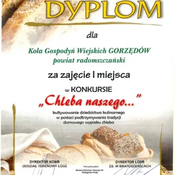 KGW z Gorzędowa zwycięzcą konkursu „Chleba naszego...”