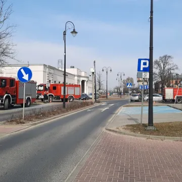 Strażacy ćwiczą ewakuację dworca PKP w Radomsku
