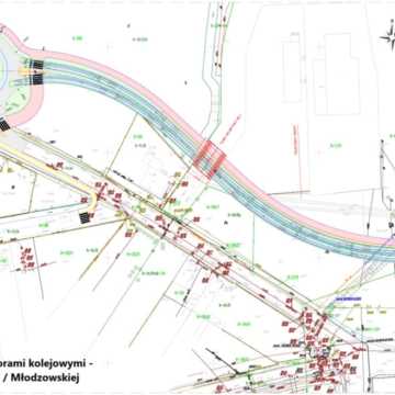 Koncepcja budowy wiaduktu nad torami w ciągu ulic Kraszewskiego i Młodzowskiej w Radomsku