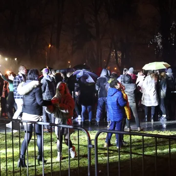 Radomszczanie witali Nowy Rok na miejskim Sylwestrze