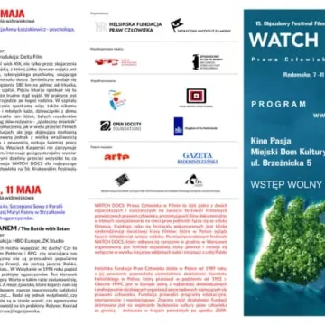 Festiwal filmowy Watch Docs w Radomsku