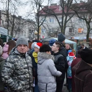 Miejska wigilia na placu 3 Maja