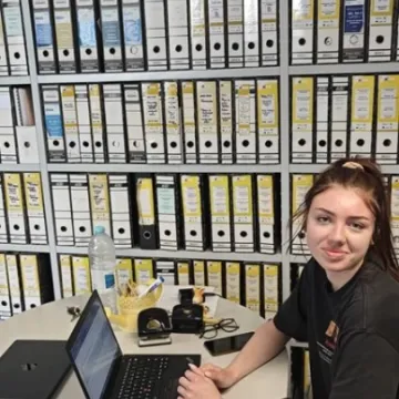 Zakończenie stażu uczniów ZSE z certyfikatami