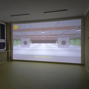 W ZSP w Kamieńsku oddano do użytku wirtualną strzelnicę