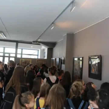 Spotkanie z Jerzym Przybyłem na finisażu wystawy „Rok Słowiański”