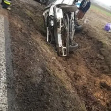 Wypadek koło Przedborza