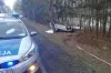 Kol. Borowiecko: dachował samochód. Trzy osoby ranne
