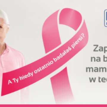 Zaproszenie na bezpłatne badanie mammograficzne w Gomunicach