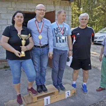 Spartakiada Samorządowców na strzelnicy w Jasieniu