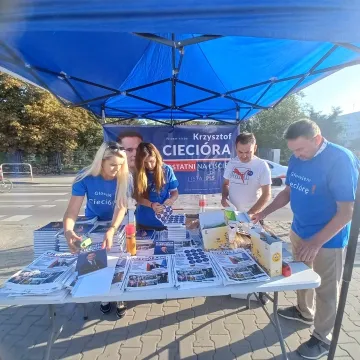 Krzysztof Ciecióra rozpoczął kampanię w terenie