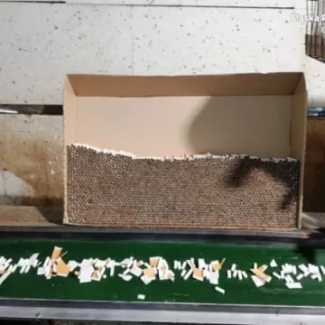 Policjanci z Częstochowy zamknęli fabrykę papierosów w pow. radomszczańskim 