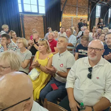 Bogusław Wołoszański na spotkaniu w Radomsku