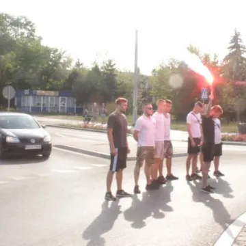 Kibice RKS Radomsko i ONR uczcili 75. rocznicę Powstania Warszawskiego