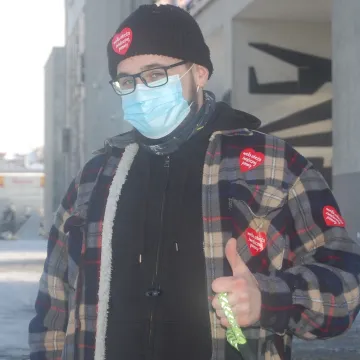 WOŚP 2021 w Radomsku. Wolotariusze kwestują na ulicach