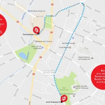 Utrudnienia w ruchu związane z biegiem pamięci