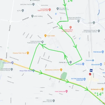 Od 6 stycznia autobusy w Radomsku pojadą objazdami