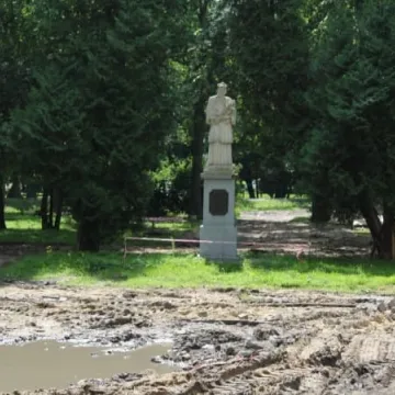 Postęp prac rewaloryzacyjnych w parku Świętojańskim [zdjęcia i film]
