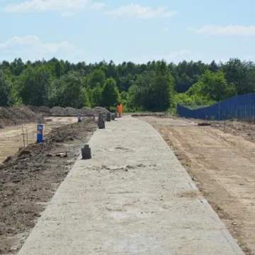 Ulica Stolarzy w Radomsku w rozbudowie