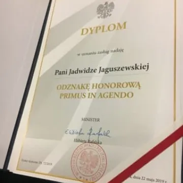 Pracownicy PUP w Radomsku przyznano odznakę Primus in Agendo