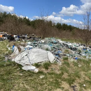 Gm. Gomunice: składowisko odpadów „wyrosło” nieopodal lasu