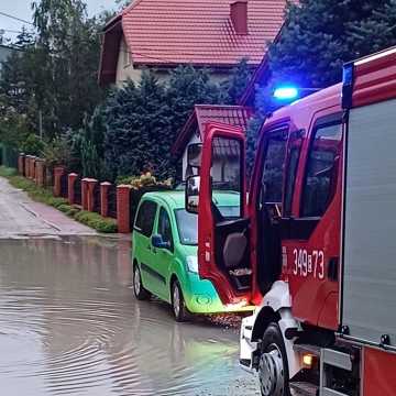 Wielkie ulewy i silny wiatr. Trudny weekend w Łódzkiem