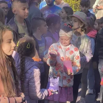 Kolory i bańki mydlane w centrum Radomska