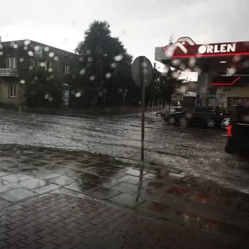Popadało i zalało ulice w Radomsku