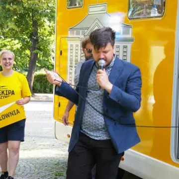 Kamper Szymona Hołowni gościł w Radomsku