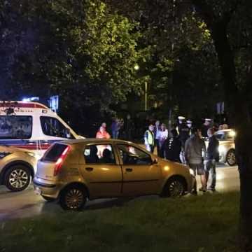 Wypadek na przejściu dla pieszych na ul. Piastowskiej