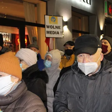 Wolne media, wolni ludzie. Protest w Radomsku