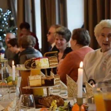 Wigilia koła Polskiego Związku Niewidomych 