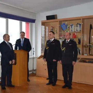 Straż pożarna z nowym komendantem