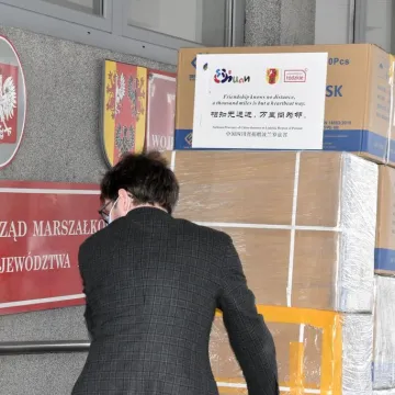 Maseczki z Syczuanu dla Łódzkiego