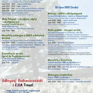 Tydzień w Powiecie Radomszczańskim 18 – 22 lipca