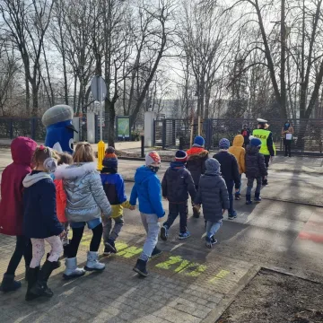 Komisarz Błysk uczył młodych radomszczan