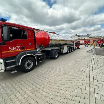 Pożar elektryka w Radomsku