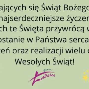 Życzenia z okazji Świąt Bożego Narodzenia