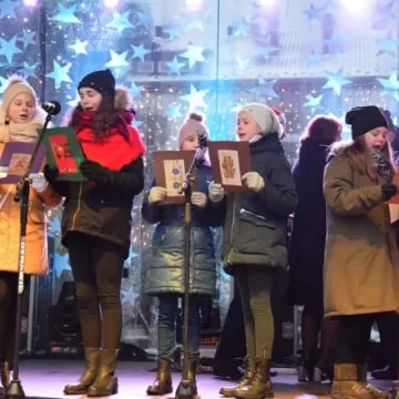 Miejska Wigilia na placu 3 Maja w Radomsku