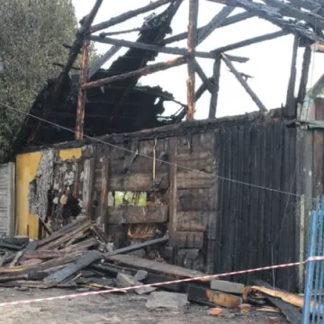 Pożar domu przy ul. Chopina w Radomsku