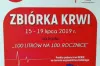 Zbiórka kwi „100 litrów na 100. rocznicę”