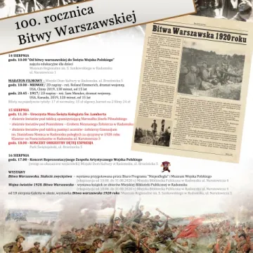 Święto Wojska Polskiego: program obchodów w Radomsku